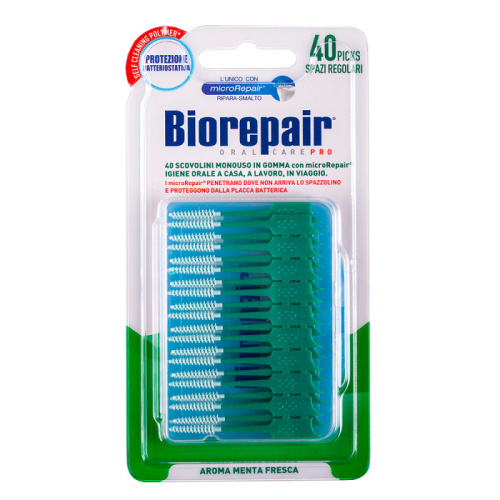 Одноразовые мягкие ершики стандартные Биорипер/ Biorepair® Brushes, 40 шт