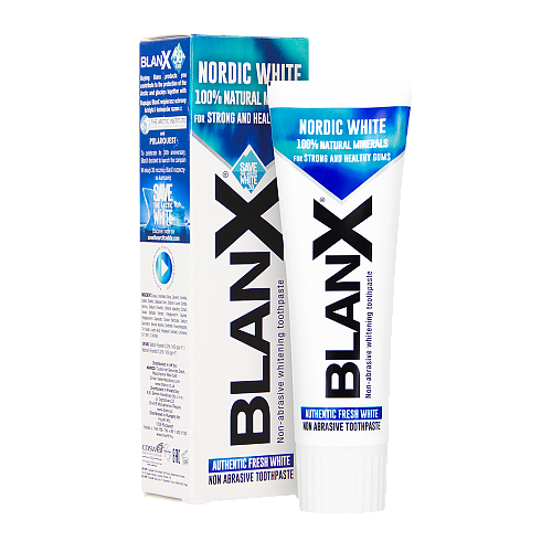 Бланкс Нордик Вайт зубная паста 75 мл / BlanX Nordic White