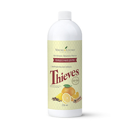 Жидкое мыло-пенка для рук «Thieves» – рефил Thieves Foaming Hand Soap Refill Cleaner Young Living/Янг Ливинг, 946 мл