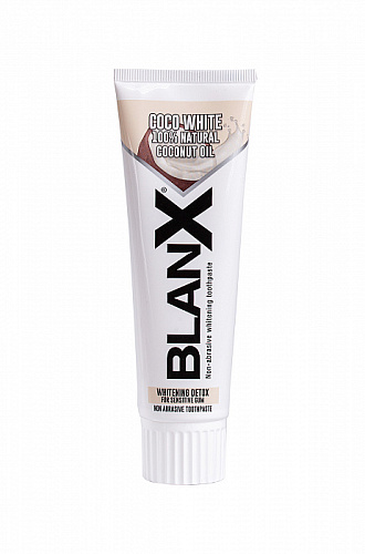 Отбеливающая зубная паста с экстрактом кокоса Бланкс/ BlanX, 75 мл